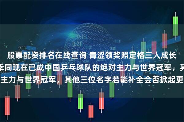 股票配资排名在线查询 青涩领奖照定格三人成长轨迹，王楚钦王曼昱陈幸同现在已成中国乒乓球队的绝对主力与世界冠军，其他三位名字若能补全会否掀起更大讨论